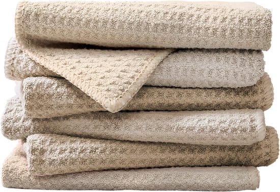 Vielseitige Mikrofaser-Reinigungstücher (6er-Set) — 30 x 30 cm, Khaki — Saugstark, streifenfrei, maschinenwaschbar — Für die Haushaltsreinigung,