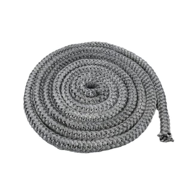 10 Stück geflochtene Dichtung für Einsätze und Öfen, 10 mm x 3 m, beständig bis 600 °C
