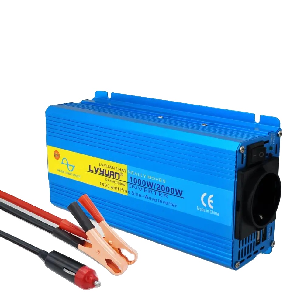 Reiner Sinus-wechselrichter, 12 V Auf 220 V Wechselstrom, 1000 W Spitzenleistung, 12 V Auf 220 V 2000 W
