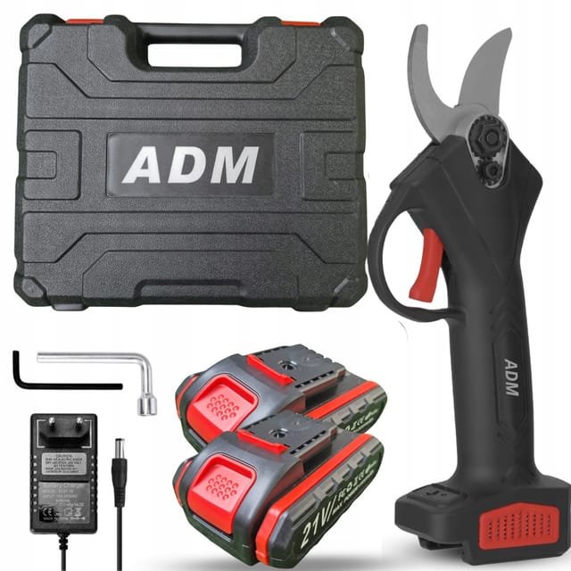 ADM 21V Akku-Gartenschere mit 2 Akkus