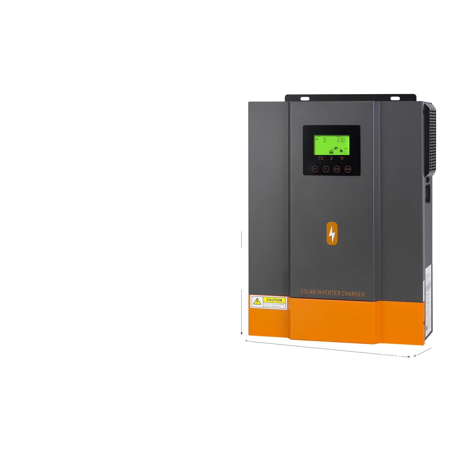 Hybrid-solarwechselrichter, 3,2 Kw Reine Sinuswelle, Mppt-solarladeregler, 3 Kw 24 V, 220–240 V-b