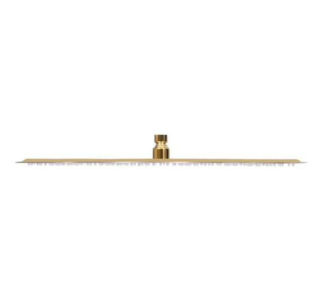 Regenbrause Edelstahl 50 cm Rund Golden Vidaxl
