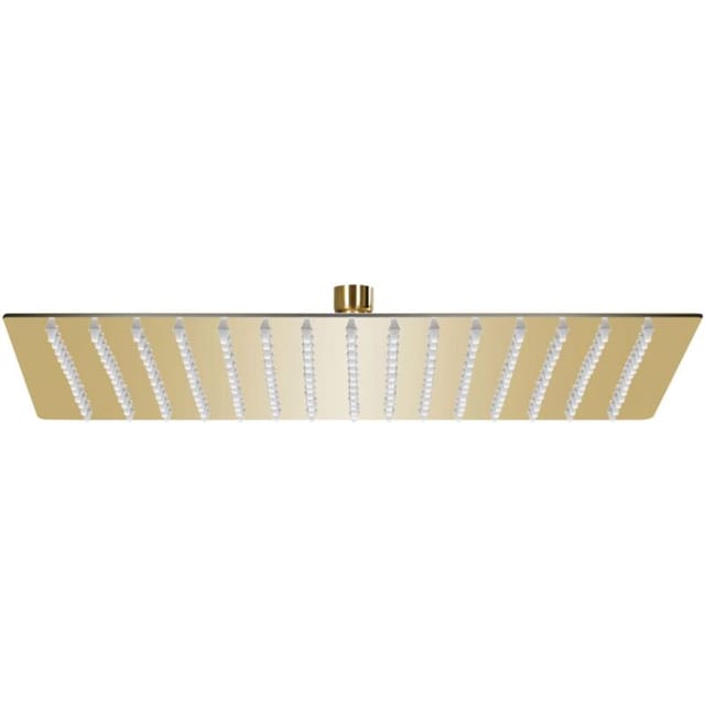 Regenbrause Edelstahl 40x40 cm Quadrat Golden Vidaxl