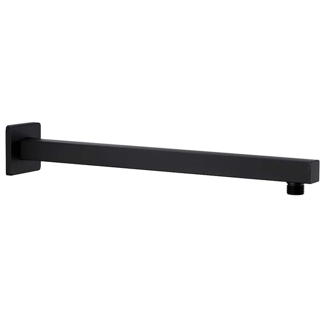 Duscharm Quadratisch Edelstahl 201 Schwarz 40 cm Vidaxl