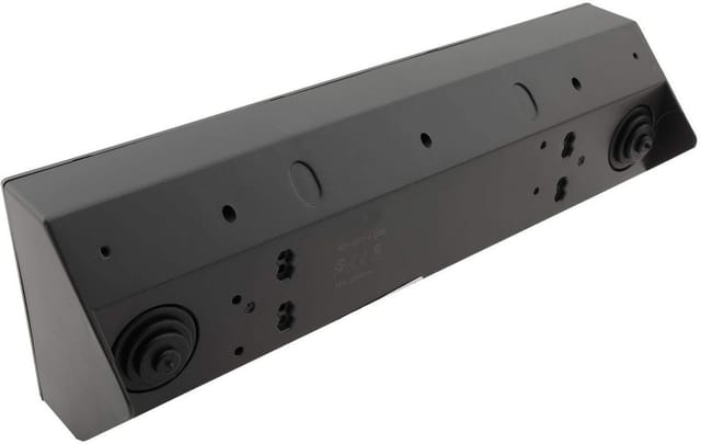Ecksteckdose 4x Steckdosen 2x usb, 90° Winkel, Küche, Schwarz - Chilitec