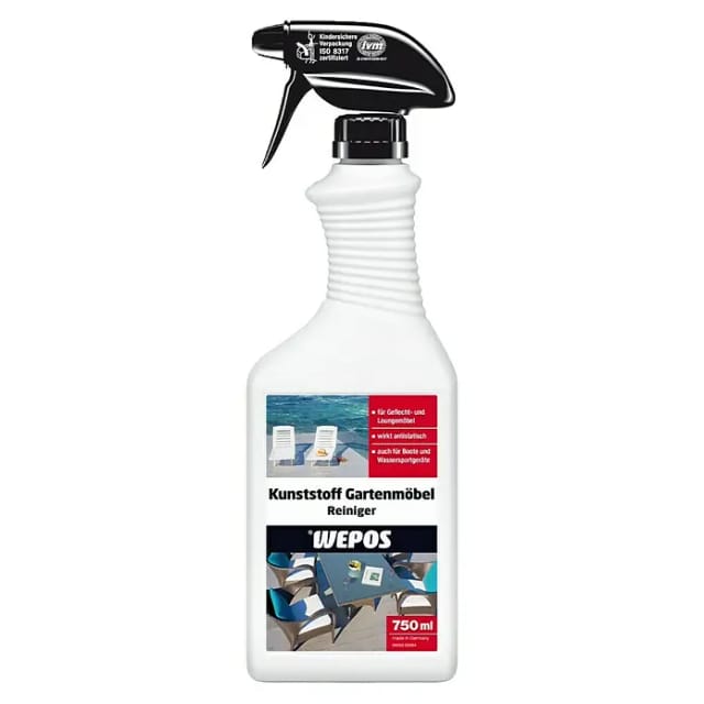 Wepos Kunststoff Gartenmöbelreiniger 750 ml Spezialreiniger