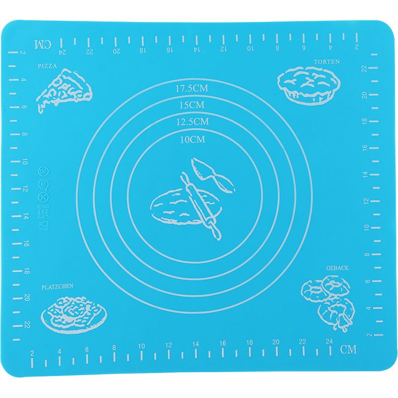 Silikon-backmatte – Antihaft- Und Rutschfest – Zum Kneten Und Ausrollen Von Teig – 29,3 X 26 Cm – 1 Stück