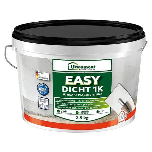 ULTRAMENT Easy Dicht 1 K Reaktivabdichtung, 2,5 Kg