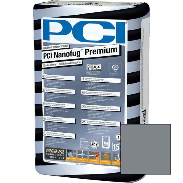 PCI - Nanofug Premium 15kg Nr. 19 Basalt