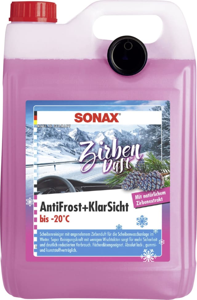AntiFrost plus Klarsicht bis -20 c° Zirbe 5 l Scheiben Frostschutz - Sonax