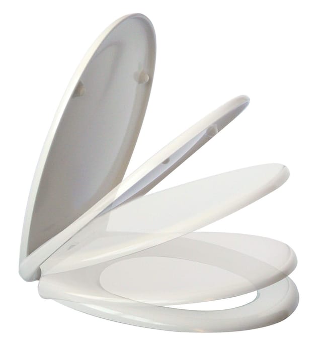 Tecom - Universeller duroplastischer Toilettensitz DSC01 weiß