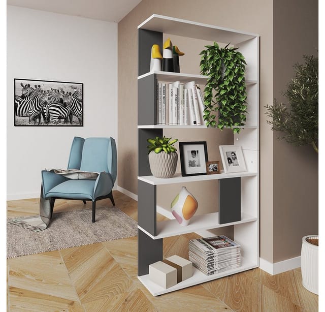 Vicco - Raumteiler , Anthrazit, 80 x 162.6 cm