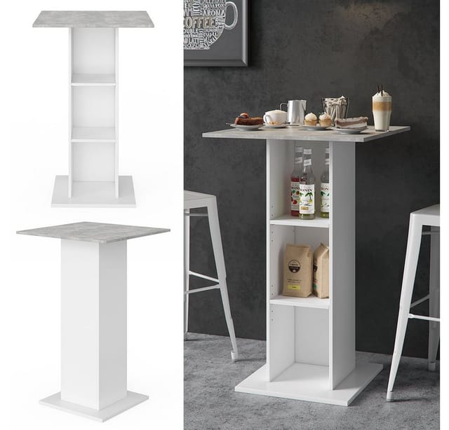 Bartisch Rodeo, Beton, 70 x 70 cm, Vicco
