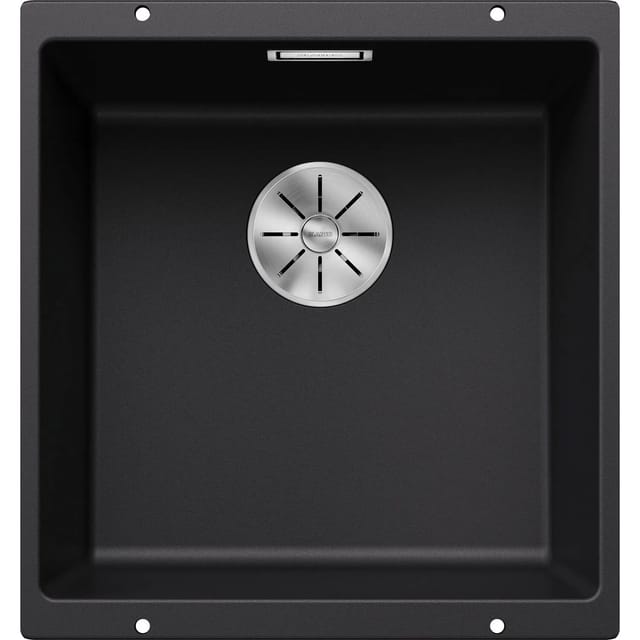 Subline 400 - Silgranitspüle, 43x46 cm, InFino, Schwarz 525990 - Blanco