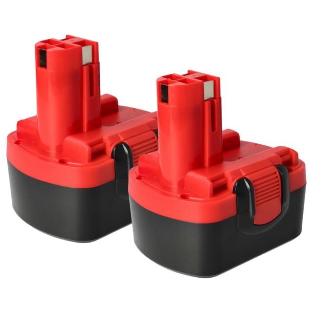 Vhbw - 2x Akku Ersatz für Bosch 2 607 335 465, 2 607 335 532, 2 607 335 528, 2607335533 für Werkzeug (3000 mAh, NiMH, 14,4 v)