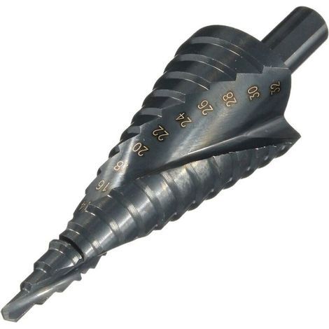Hss-kegelstufenbohrer 4–32 Mm – Titanstahl Für Präzises Bohren – Selbstentgratend – Geeignet Für Holz, Kunststoff Und Metall