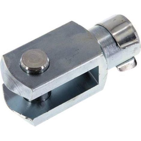 Gabelkopf Mit M5 X 10 Mm Achse Aus Verzinktem Stahl Din 8140 71752. Befestigungsteil Für Zylinderkopf, Universalgabelende, Fahrzeugsicherungsbolzen, Klemme, Backe