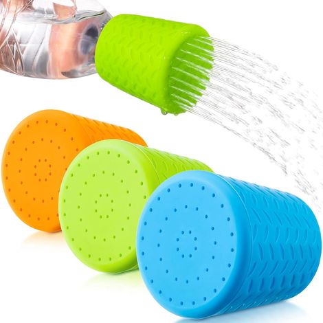 Set Mit 3 Tragbaren Outdoor-hundeduschen, Hunde-wassersprühzubehör, Wandern, Strand, Camping, Kompatibel Mit Den Meisten Plastikwasser- Oder Limonadenflaschen