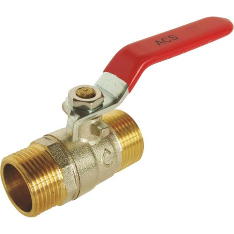 3/4"-doppelkugelhahn (außengewinde) – Wirtschaftlich Und Zuverlässig – Messinggehäuse Cw617n – Doppelte O-ring-dichtung – 3 Jahre Garantie – Für Warm- Und Kaltwasser Geeignet