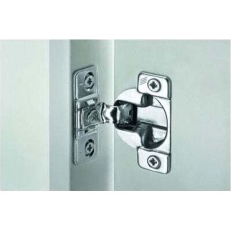 Möbelscharnier Mit Automatischer Schließung – Vernickelter Stahl – 35 Mm Gehäusedurchmesser – 110° Öffnungswinkel – 11 Mm Tiefe