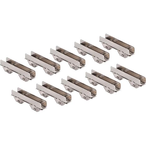 Satz Mit 10 Geschlitzten Schiebetürrollen, 8 Mm Breit, Ersatzrollen Für Glastüren, Schubladen, Möbel, Duschrollen
