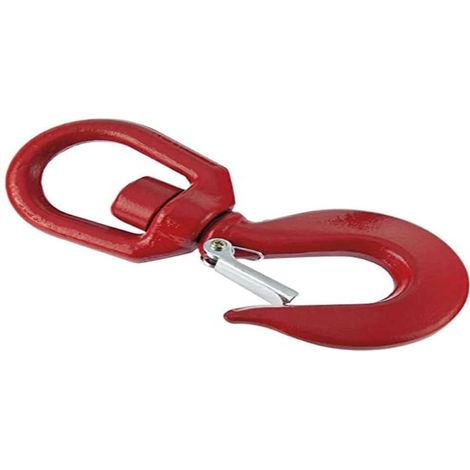 Drehhaken – 1500 Kg – Metall – Rot – Langlebig – Wandmontage