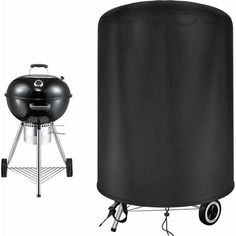 Runde Grillabdeckung, Grillplane 5877 Cm, Wasserdichte 500d Oxford-schutzabdeckung Für Den Außenbereich
