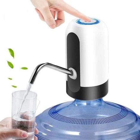 Automatische Wasserpumpe Für 3- Bis 5-gallonen-flaschen – Tragbarer Elektrischer Schalter – Abs-gehäuse Und Silikonschlauch – Für Büro Und Außenbereich