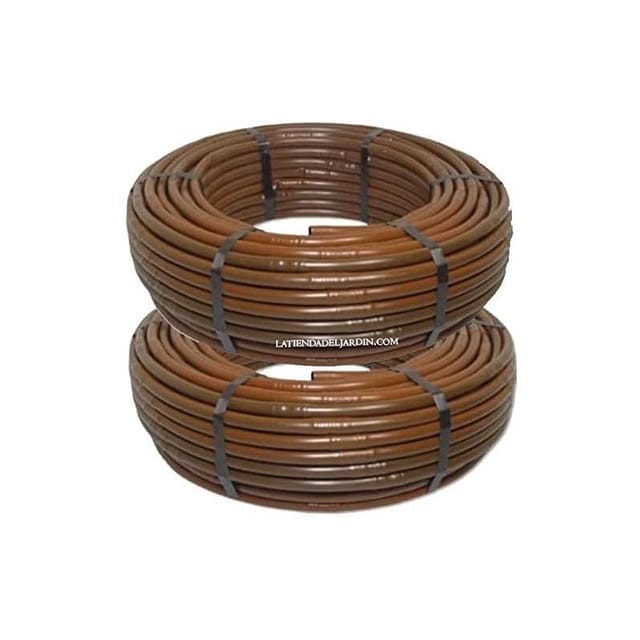 Pack 200m 16mm Tropfbewässerungsrohr 33cm braun