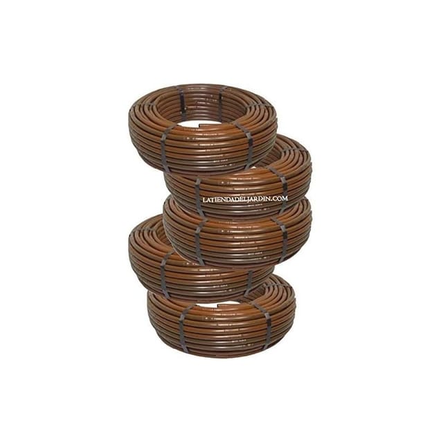 Pack 500m 16mm Tropfbewässerungsrohr 50cm braun