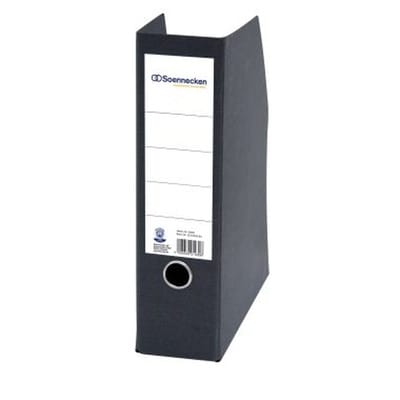 Soennecken - Stehsammler 8,5 x 31,8 x 23,5 cm (b x h x t) din A4 Werkstoff: Hartpappe schwarz