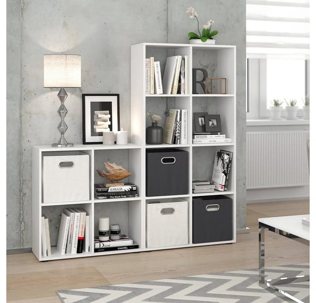 Vicco - Raumteiler Scutum, Weiß, 143 x 72 cm