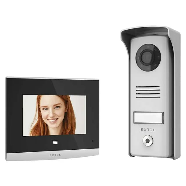 Compact Video-Türsprechanlage Komplett-Set - Extel