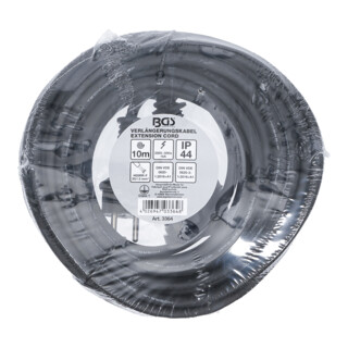 Verlängerungskabel 10 m 3 x 1,5 mm² ip 44
