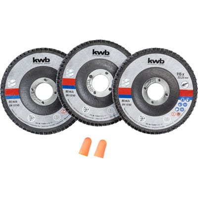 3 Schleifmop 115 Dose - 712061 - KWB