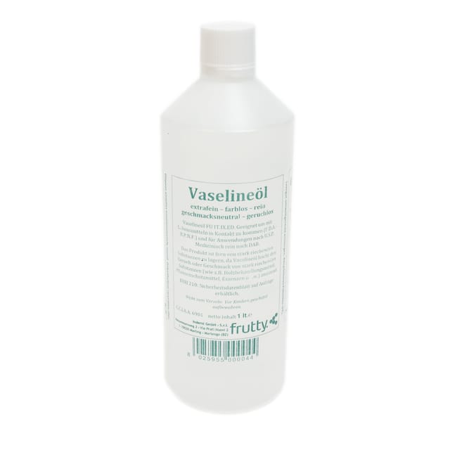 Orework - Vaselineöl 1 Ltr. Öl lebensmittelecht 1000 ml Anwendung z.B. Saftfass Bag in Box