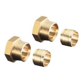Ofix-Oil Klemmringverschraubung 2127053 12mm, 2-fach, für Zweistrangfilter - Oventrop