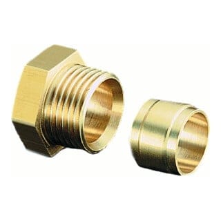 Ofix-Oil Klemmringverschraubung 10mm 2-fach für Zweistrangfilter und Flexo-Block - Oventrop