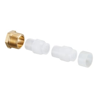 Oventrop - Ofix-Oil Klemmringverschraubung 12mm 2-fach, Kunststoff, Exportmodell