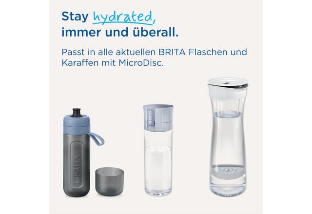 Brita - Filterkartuschen Micro Disc Pack 3 3er Pack Wasserfilter Kartuschen