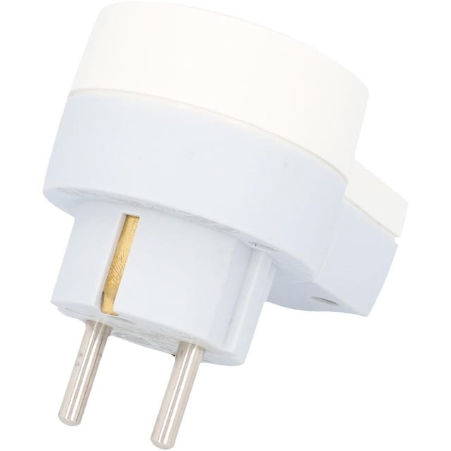 Legrand - Schutzkontakt-Stecker Schalter beleuchtet weiß Stecker & Kupplungen