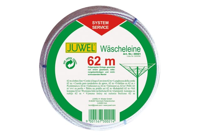Juwel - Wäschespinnen Wäscheleine 62m Trockenleine Ersatzwäscheleine