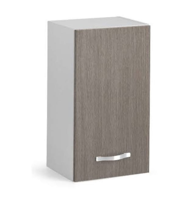 Azur Line - Hängeschrank Küche 1 Tür 40X30X72H finish larice grau