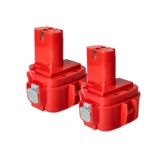 Vhbw - 2x Akku kompatibel mit Makita 6980FD, 6980FDWAE, 6980FDWDE, 6980FDZ, 8270D, 8270DWAE, 8270DWALE Elektrowerkzeug (1500mAh NiMH 12V)