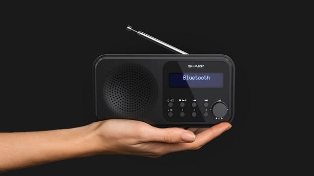 DR-P420 Tischradio dab+, dab, fm Bluetooth®, usb Schwarz - Sharp