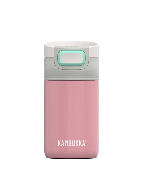 Thermosflasche Kambukka Etna Weiß Rosa Silikon Edelstahl 300 ml