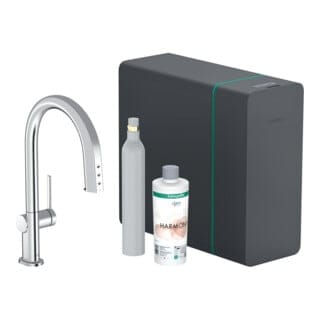 hansgrohe Aqittura M91 Küchenmischer, Starter Set, Sodasystem