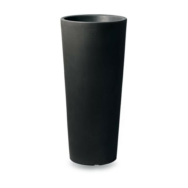 Veca - Runde hohe Genesis-Vase Anthrazit - 85 cm