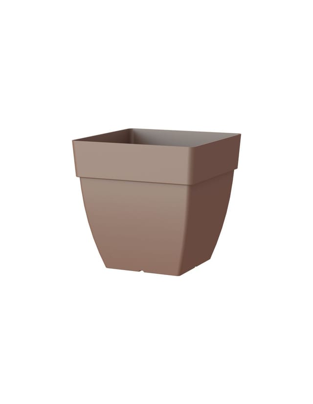 Topf Capri Quadrat 35cm Weiß