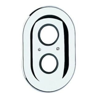 Grohe - Rosette oval für Autom. 2000 Sentosa alt 225x150 chrom EC47188000